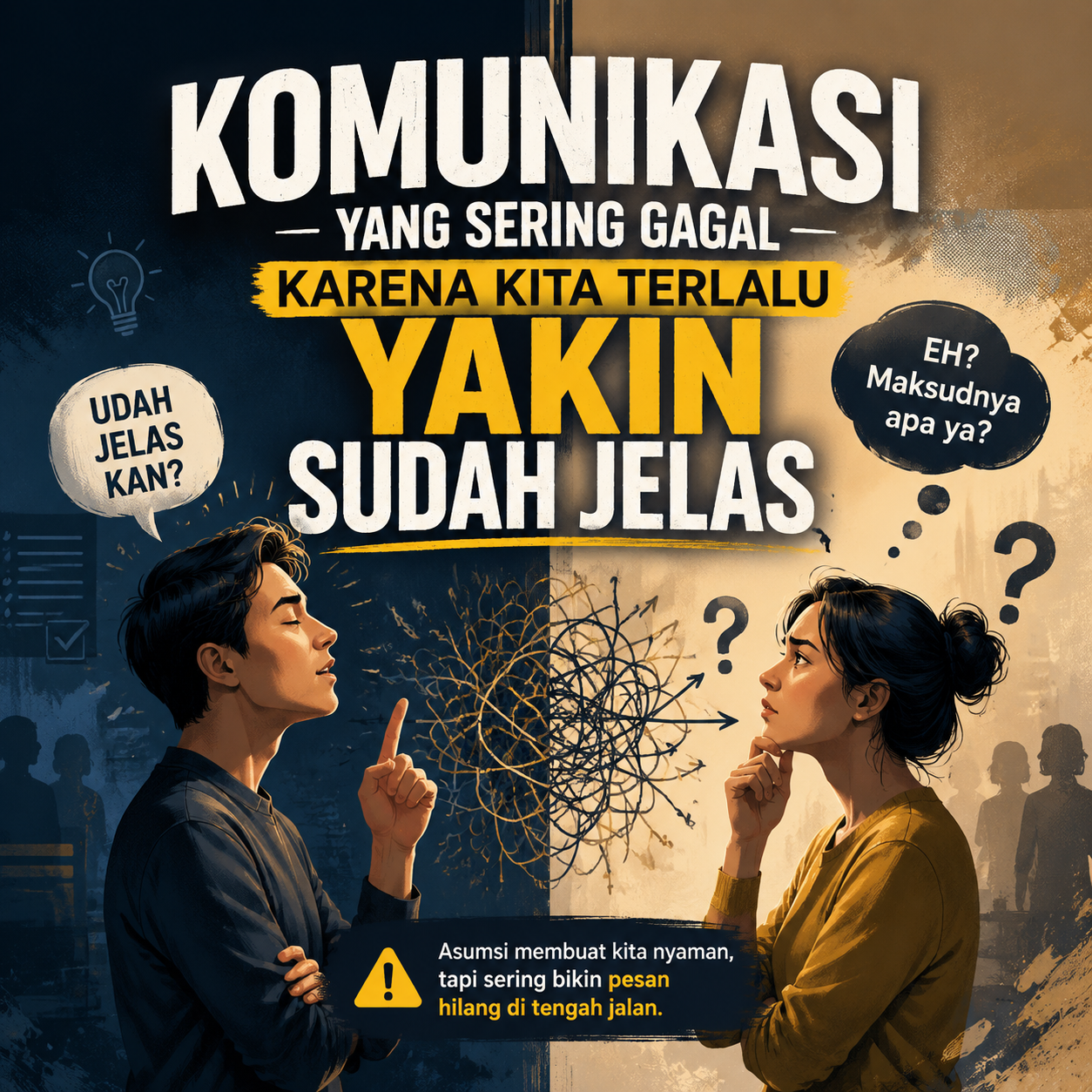 Komunikasi yang Sering Gagal Karena Kita Terlalu Yakin Sudah Jelas