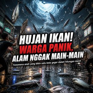 Hujan Ikan Bikin Warga Viral, Ternyata Alam Lagi Bercanda Serius