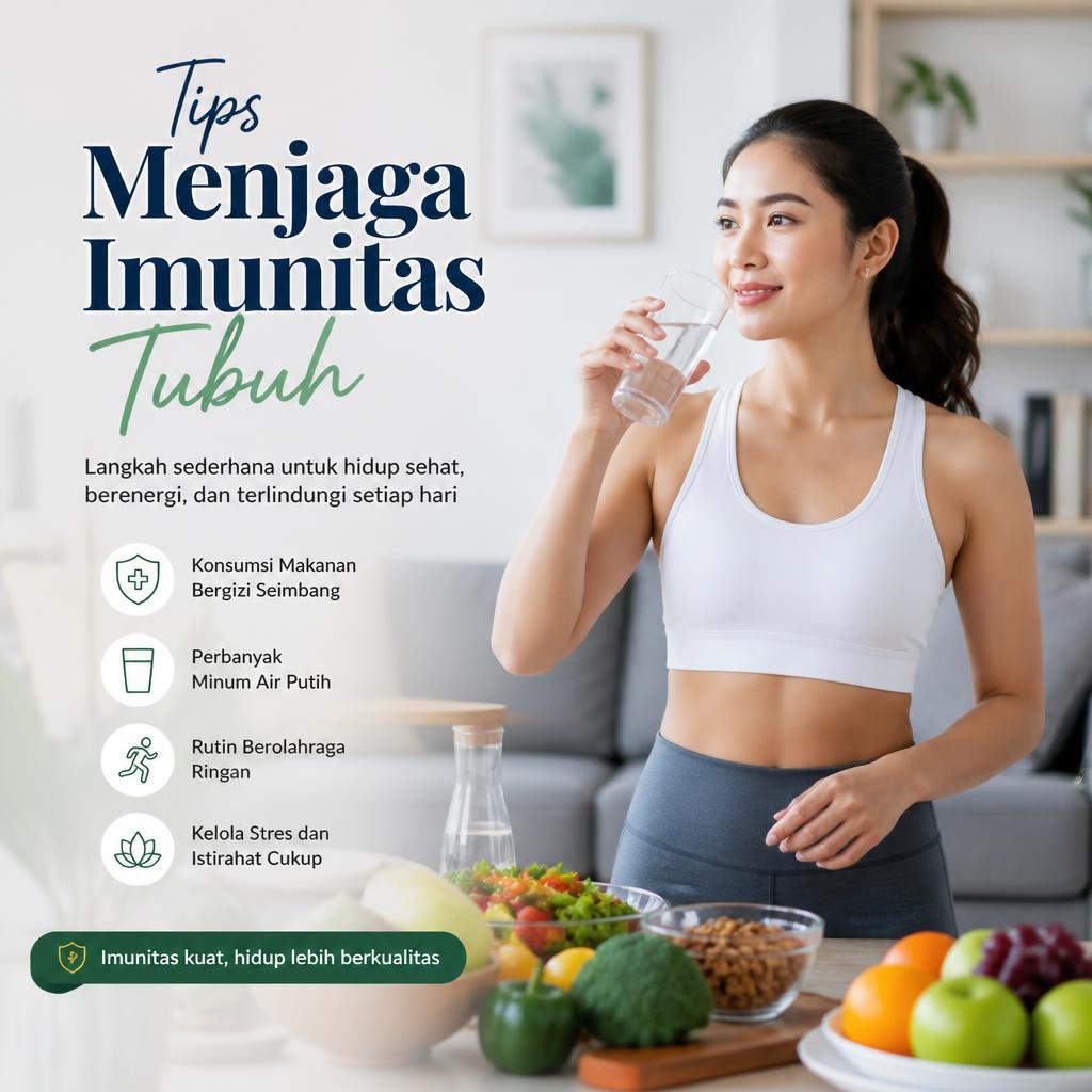 Tips Menjaga Imunitas Tubuh di Tengah Aktivitas Padat