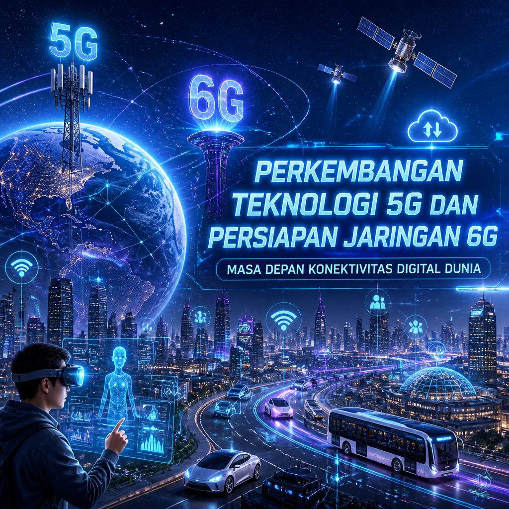 Teknologi 5G Melesat, Dunia Bersiap Menyambut Era Jaringan 6G