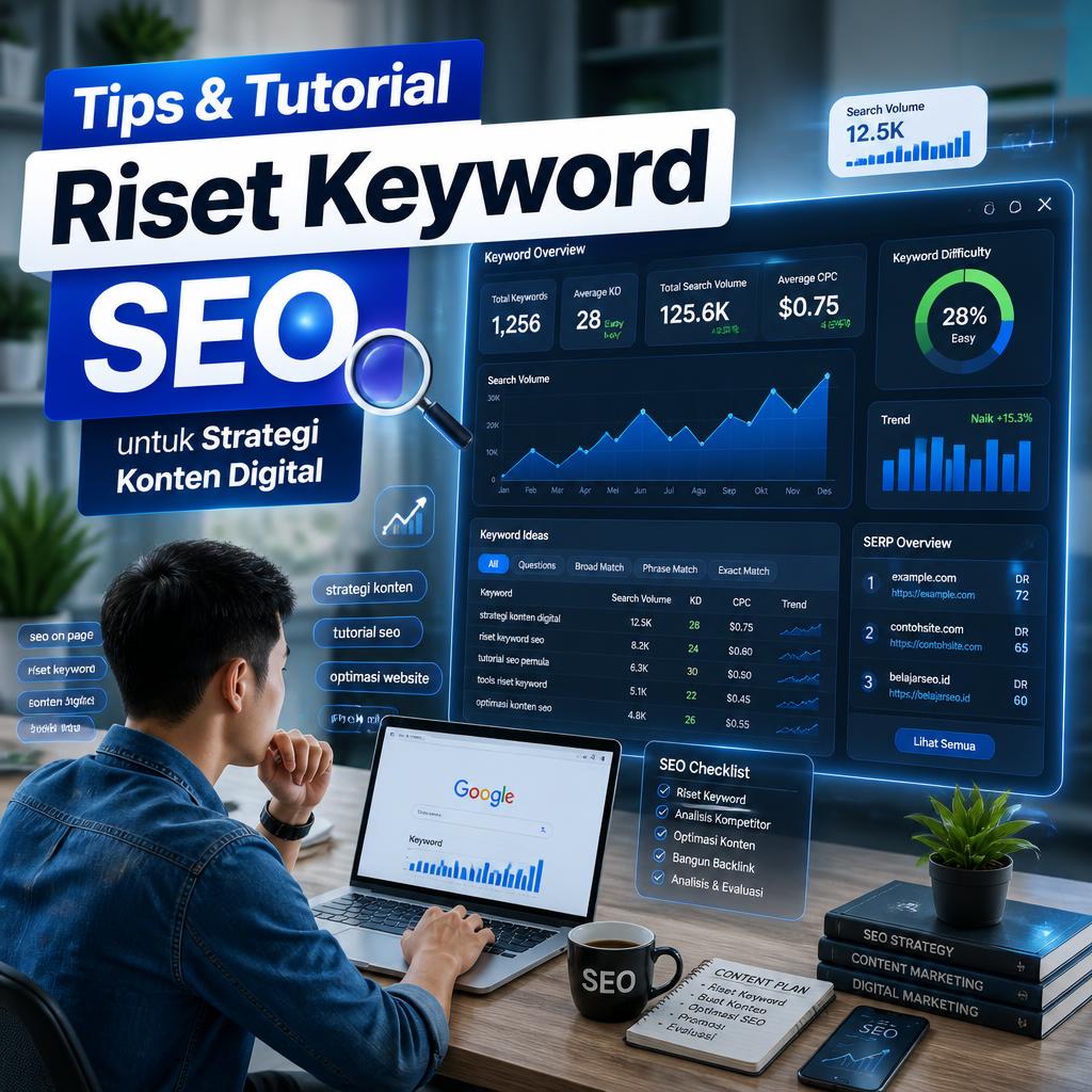 Tips & Tutorial Riset Keyword SEO untuk Strategi Konten Digital